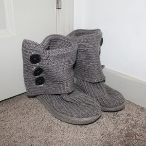 Ugg Grey Knit Boots